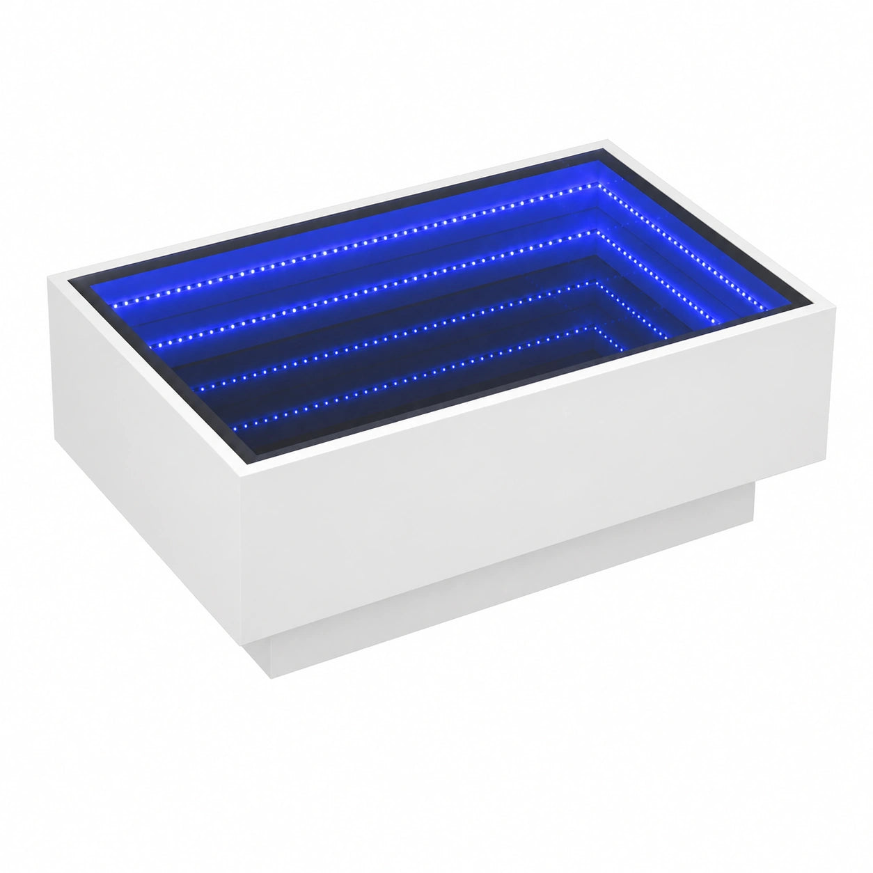 Couchtisch – mit LED-Beleuchtung, aus Holzwerkstoff, für Wohnzimmer