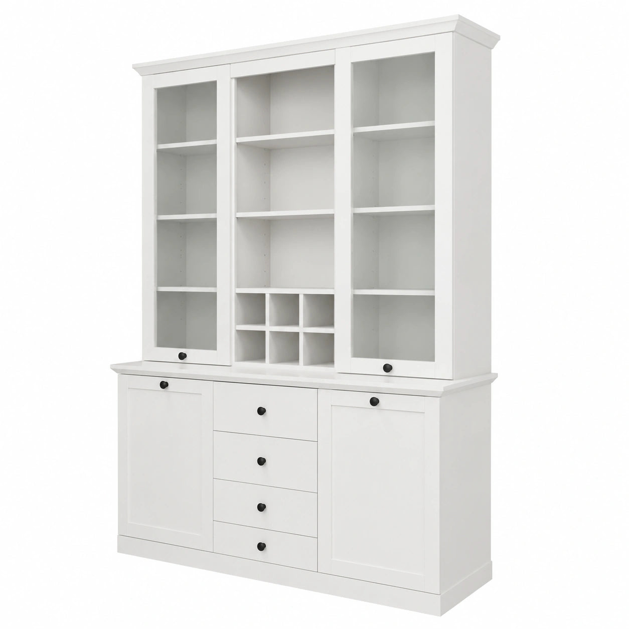 Schrank – 120 × 194 × 41 cm, mit Schubladen, mit mehreren Türen, mit Ablagen