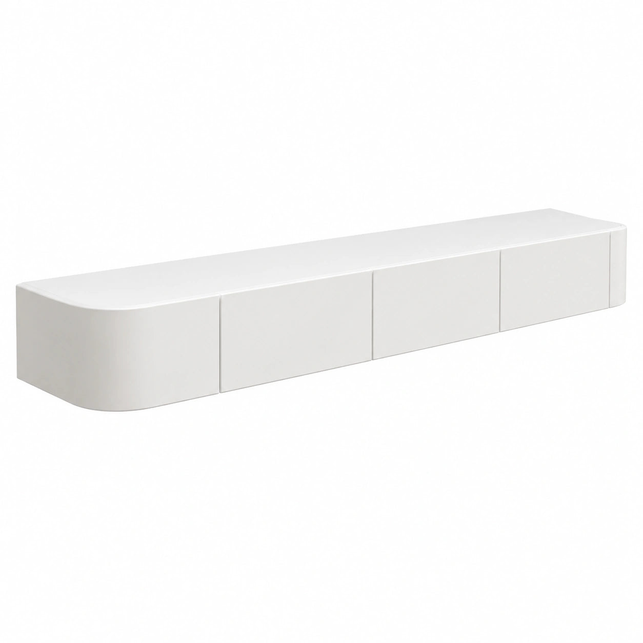 Schrank – 140 × 20 × 24 cm, aus Massivholz, Braun, für Wohnzimmer