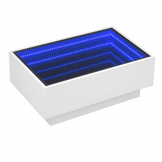 Couchtisch – mit LED-Beleuchtung, aus Holzwerkstoff, für Wohnzimmer