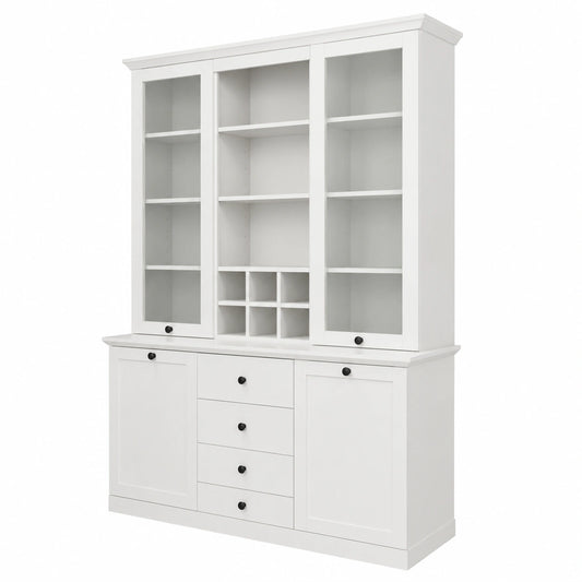 Schrank – 120 × 194 × 41 cm, mit Schubladen, mit mehreren Türen, mit Ablagen