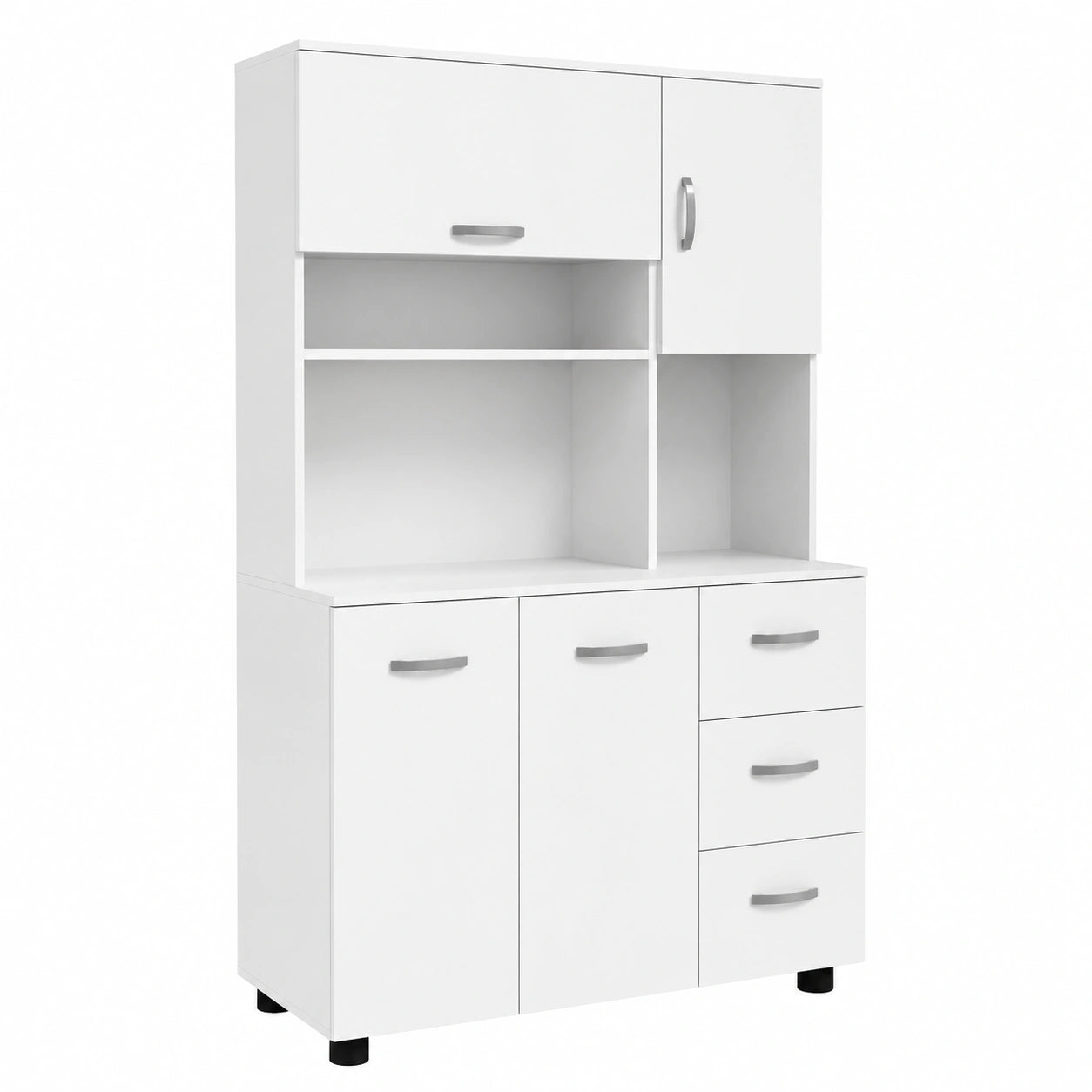Küchenschrank – 89 × 39,5 × 168 cm, mit Schubladen, mit mehreren Türen, mit Ablagen