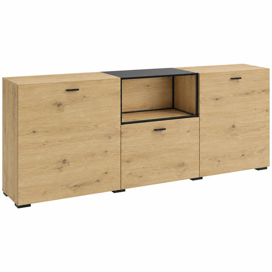 Sideboard – 37,5 cm, aus Eichenholz, Artisan-Eiche