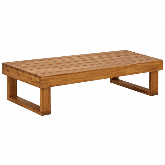 Gartentisch – 110 × 60 cm, aus Akazienholz und Holz