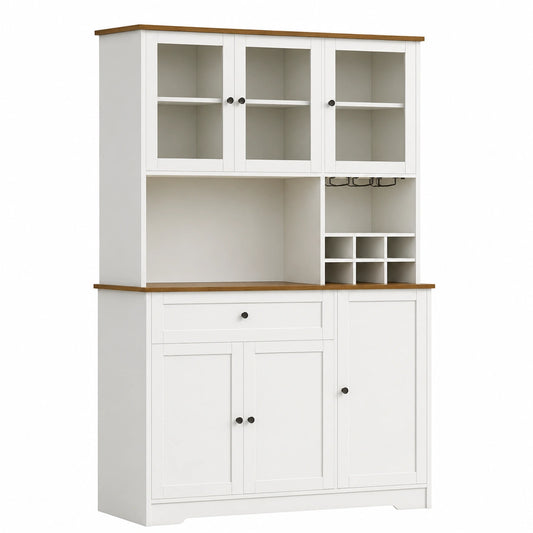 Schrank – 100 × 40 × 180 cm, mit LED-Beleuchtung, für Esszimmer, Küche und Wohnzimmer
